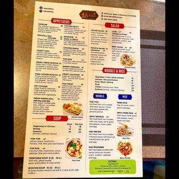 La Basil Thai Cuisine - 6/6/2025 - Thai Near Me - Ramona, California