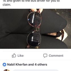 Santa Cruz Metro Station - Stolen by someone working at SC Metro. Please be on the lookout. "Crush" green and pink sunglasses.