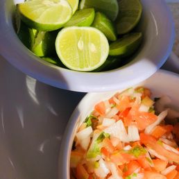 Lime juice on everything! Fresh pico on everything too!