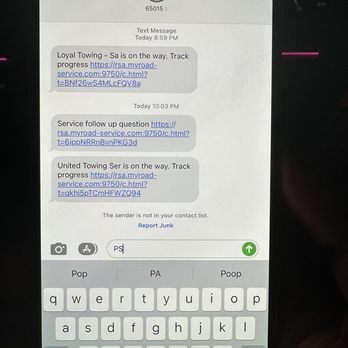 Loyal Towing - The rep said he would cancel our tow because of the way I was talking to him after my wife was disrespected . - Towing Near Me - Sacramento, California