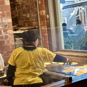 LUNA Mexican Kitchen - The Pruneyard - Making handmade tortillas. - Mexican Near Me - Campbell, California LUNA Mexican Kitchen - The Pruneyard - Making handmade tortillas. - Mexican Near Me - Campbell, California