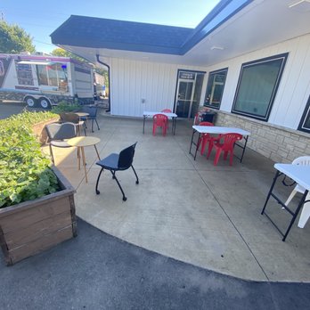 Taco Lab - Seating area - Food Trucks Near Me - Rochester, Minnesota