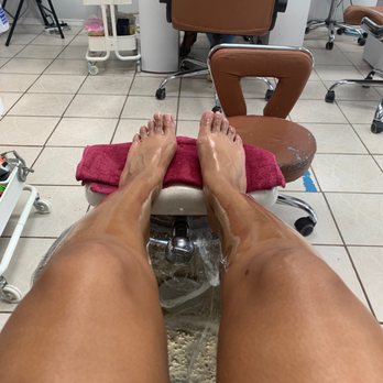 Paris Nails - Toes are shaped, cleaned and a healthy color. - Nail Salons Near Me - Arlington, Texas