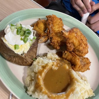Millie's - Southern fried chicken with mashed potatoes and mushroom gravy. - American Near Me - Covina, California