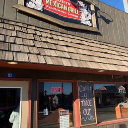 Exterior outside entrance of Roslyn Mexican Grill - Roslyn, Washington Exterior outside entrance of Roslyn Mexican Grill - Roslyn, Washington