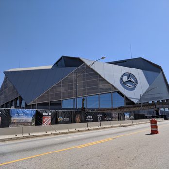 Atlanta Falcons - Outside Mercedes-Benz Stadium. - Professional Sports Teams Near Me - Atlanta, Georgia Atlanta Falcons - Outside Mercedes-Benz Stadium. - Professional Sports Teams Near Me - Atlanta, Georgia