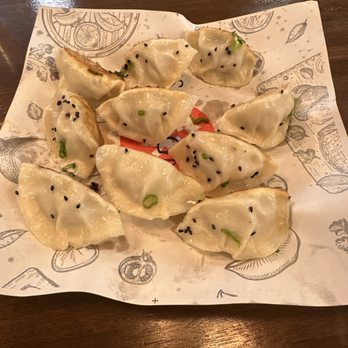 Seven Grams - Pan fried pork dumplings - Chinese Near Me - Tustin, California Seven Grams - Pan fried pork dumplings - Chinese Near Me - Tustin, California