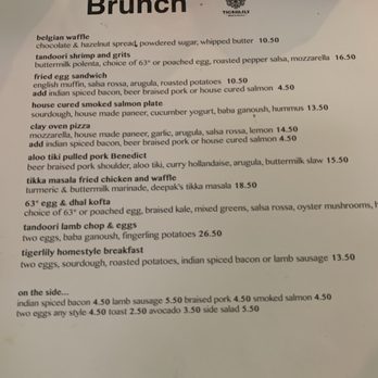 Tigerlily - Brunch menu November 2018 - Indian Near Me - Berkeley, California Tigerlily - Brunch menu November 2018 - Indian Near Me - Berkeley, California