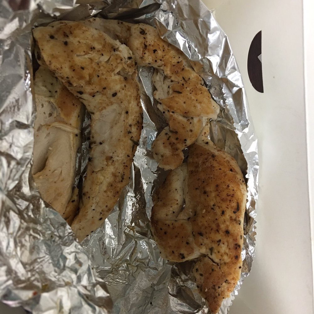 PDQ - 5 piece grilled tender missing one. Oops. - Fast Food Near Me - Concord, North Carolina PDQ - 5 piece grilled tender missing one. Oops. - Fast Food Near Me - Concord, North Carolina