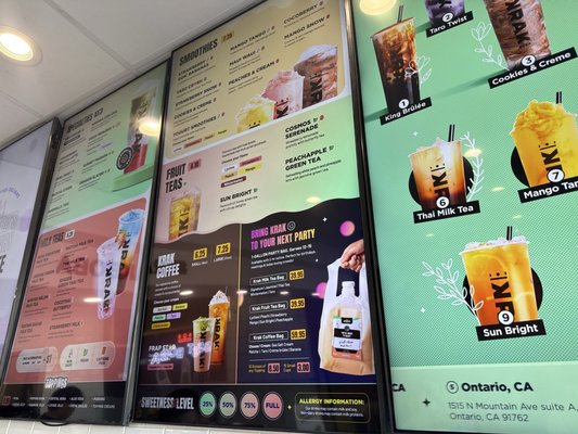 Menu photo 1 Krak Boba Long Beach, CA
