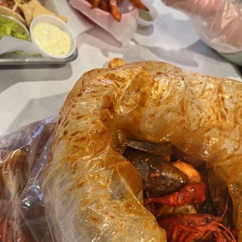 Pirates Kitchen - First Mate Combo - 1lb each of shrimp, mussel, clam, and crawfish - Cajun/Creole Near Me - Artesia, California Pirates Kitchen - First Mate Combo - 1lb each of shrimp, mussel, clam, and crawfish - Cajun/Creole Near Me - Artesia, California