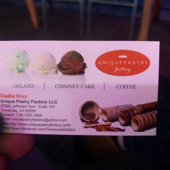Unique Pastry Factory - Gelato Near Me - Temecula, California Unique Pastry Factory - Gelato Near Me - Temecula, California