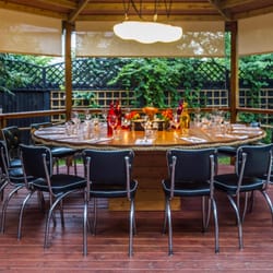 Dog & Partridge - Our outside dining area at the Dog & Partridge