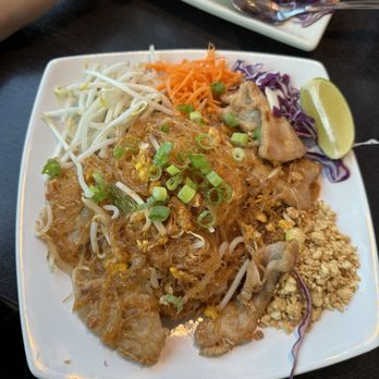 Yoksod Noodles and Thai - Pad Thai with glass noodles - Thai Near Me - Seattle, Washington