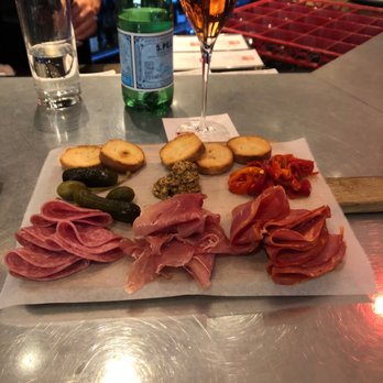 Vino Volo - Cured meat plate with a glass of the cava sparkling rosè - Wine Bars Near Me - Boston, Massachusetts Vino Volo - Cured meat plate with a glass of the cava sparkling rosè - Wine Bars Near Me - Boston, Massachusetts