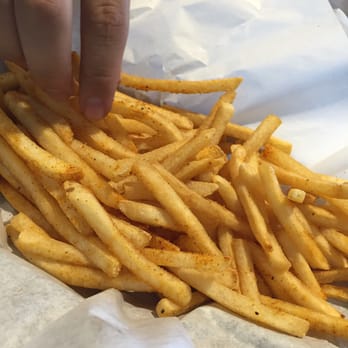 Firestone Grill - side of fries & his fingers - Barbeque Near Me - Bakersfield, California