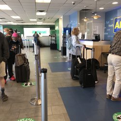 National Car Sales - One long line for all the car rental companies