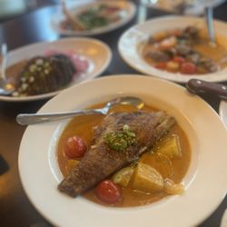 Sea bass large plate