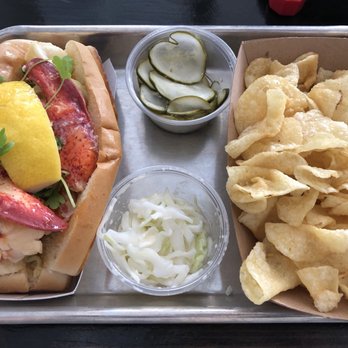 Knot Norm's - Love their lobster rolls which come with coleslaw, pickles and potato chips. - Seafood Near Me - Norwalk, Connecticut Knot Norm's - Love their lobster rolls which come with coleslaw, pickles and potato chips. - Seafood Near Me - Norwalk, Connecticut