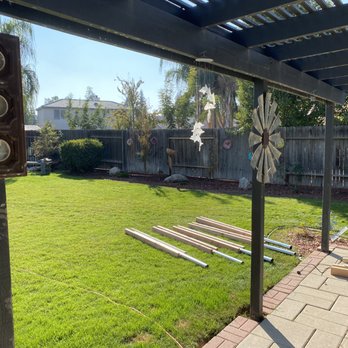 Fence Menders - Reinforced section with metal posts.  It is very secure and stands straight. - Fences & Gates Near Me - Bakersfield, California