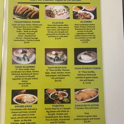 Osorio Tacos Y Salsas - Menu