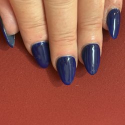 A&S Nails - Acrylic , short length;  almond shape