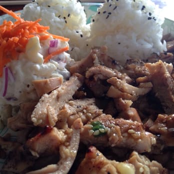 Sleeping Giant Grill - BBQ chicken plate. chicken was tender but t - Seafood Near Me - Kapaa, Hawaii