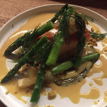 Canard - Salmon and asparagus from another angle - Wine Bars Near Me - Portland, Oregon Canard - Salmon and asparagus from another angle - Wine Bars Near Me - Portland, Oregon