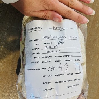 Compagno's Market & Deli - Turkey, ham, bacon, avocado half sandwich - 8/10 - Delis Near Me - Monterey, California