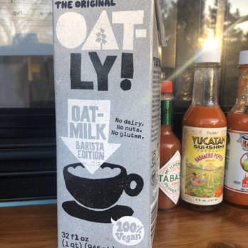 Lively Up Yourself - Love my Oatly milk. - Vegan Near Me - Bend, Oregon
