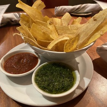 Churrascos - River Oaks - Plantain and Salsa/Chimichurri sauces - Latin American Near Me - Houston, Texas Churrascos - River Oaks - Plantain and Salsa/Chimichurri sauces - Latin American Near Me - Houston, Texas