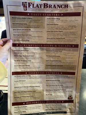 Menu photo 7 Flat Branch Pub & Brewing Columbia, MO