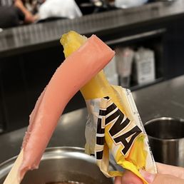 Usually macaroons but this time they had the Korean ice cream bars!
