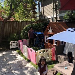 Peekaboo Daycare - Play area safe for infants with shade