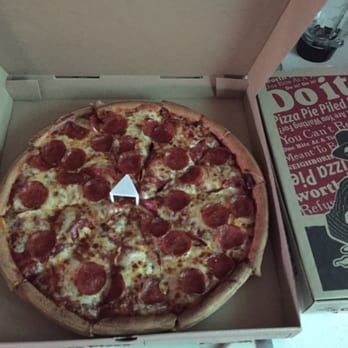 Godfather's Pizza - a pepperoni pizza in a box - Pizza Near Me - Great Falls, Montana