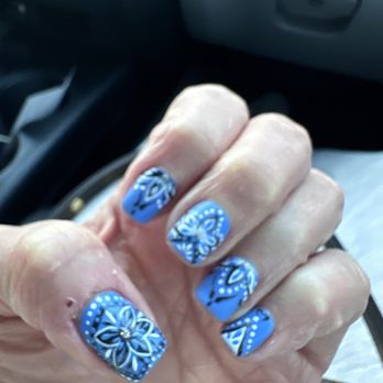 A&M Nails - Incredible!!! When only one word is enough!  All freehand art, when you walk in and say "DO YOU", and she does! Thanks Hannah!! - Nail Salons Near Me - San Antonio, Texas