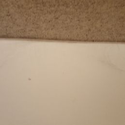 There were spidewebs in each corner. They are so easy to spot, is it that hard to clean them?