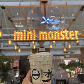Mini Monster Cafe - Pandan Coffee - Bubble Tea Near Me - Anaheim, California