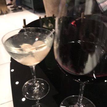 Carbone - Lychee Martini and Wine outside restaurant - Italian Near Me - Las Vegas, Nevada Carbone - Lychee Martini and Wine outside restaurant - Italian Near Me - Las Vegas, Nevada