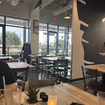 Pita Jungle - Nice seating area and it's pouring rain outside. - Mediterranean Near Me - Chandler, Arizona Pita Jungle - Nice seating area and it's pouring rain outside. - Mediterranean Near Me - Chandler, Arizona