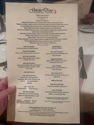 Menu photo 4 Goccia D'oro Ristorante Lindenhurst, NY