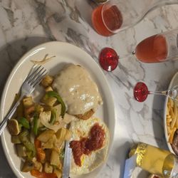 Mikki's Cafe - I got the country fried steak and eggs. They have this homemade salsa that's exceptional, it has a little bit of a kick.