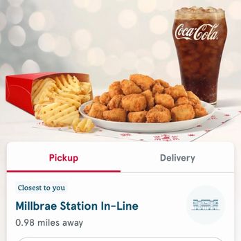 Chick-fil-A - Outcomes on immediately when entering the area - Fast Food Near Me - Millbrae, California