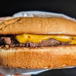 In-N-Out Burger - Cheeseburger, grilled mustard patty, no sauce, no extras