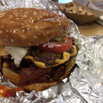 Five Guys - Bacon cheeseburger - Burgers Near Me - Palm Springs, California