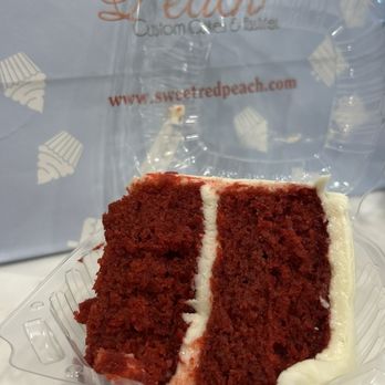 Sweet Red Peach - Red velvet - Desserts Near Me - Pasadena, California Sweet Red Peach - Red velvet - Desserts Near Me - Pasadena, California