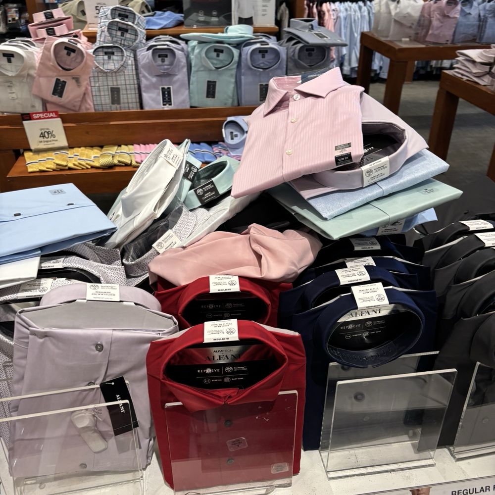 Macy's - Stacked shirts covering others. Basically slop. - Department Stores Near Me - Hayward, California Macy's - Stacked shirts covering others. Basically slop. - Department Stores Near Me - Hayward, California