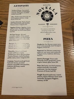 Menu photo 3 Osteria Novella Madison, WI