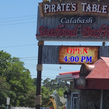 Pirate's Table Calabash Seafood Buffet - Outsode sign - Seafood Near Me - Surfside Beach, South Carolina Pirate's Table Calabash Seafood Buffet - Outsode sign - Seafood Near Me - Surfside Beach, South Carolina
