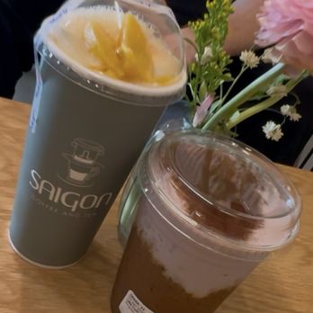 Saigon Coffee & Tea - Ube coffee and Tra Dao Cham Sa - Coffee & Tea Near Me - Chandler, Arizona Saigon Coffee & Tea - Ube coffee and Tra Dao Cham Sa - Coffee & Tea Near Me - Chandler, Arizona